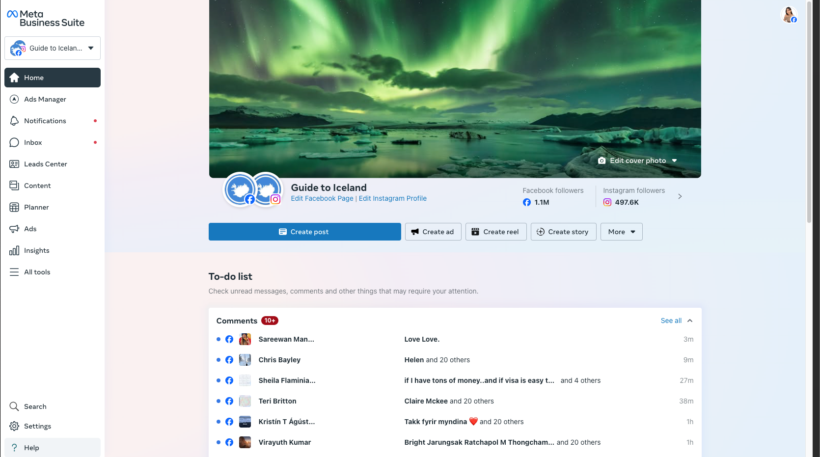 Guide to Iceland audience overview